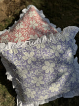 Pastel Printed Cushion Cover with frill-(Set of 2)