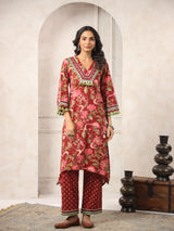 Brown Printed Boho Kurta Sets