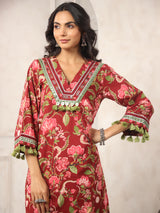 Brown Printed Boho Kurta Sets