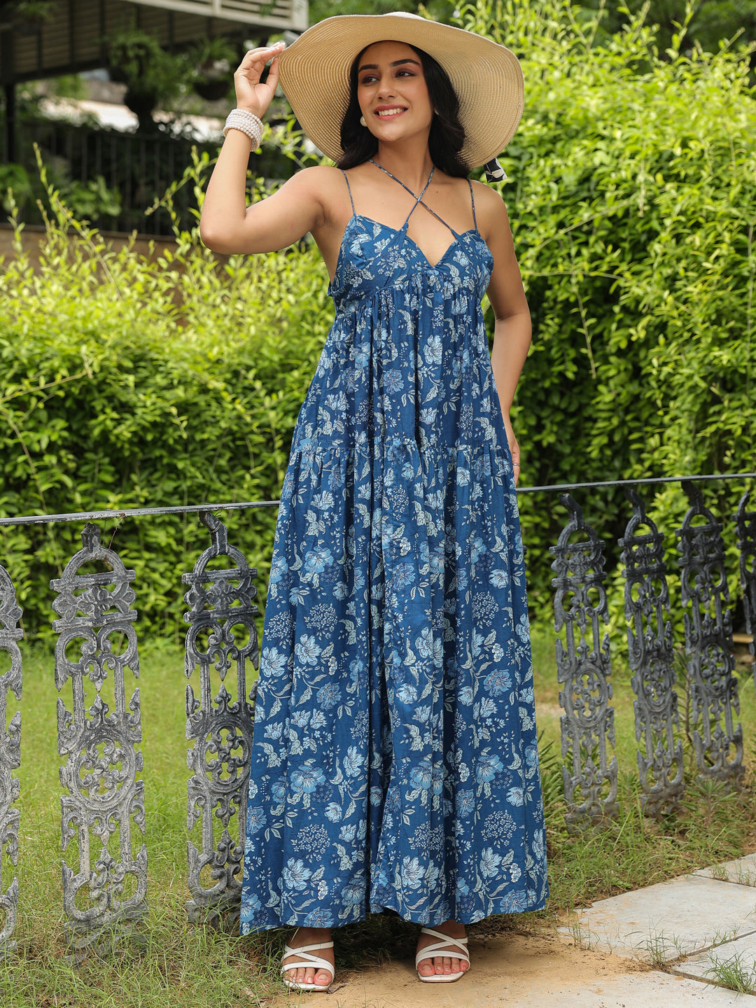 Indigo Beach Printed Dress