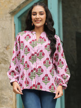 Gulmohar Printed Cotton Shirt