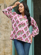 Gulmohar Printed Cotton Shirt