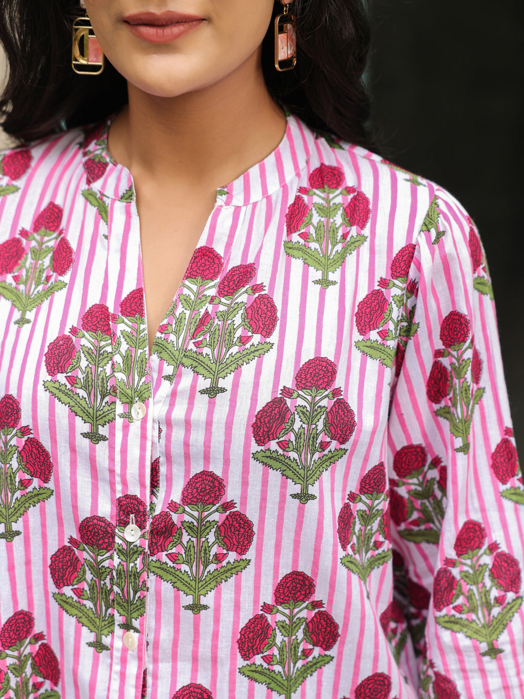 Gulmohar Printed Cotton Shirt