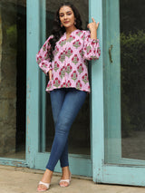 Gulmohar Printed Cotton Shirt