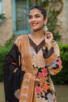 Black Printed Pakistani Suit Set