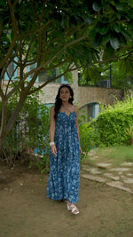 Indigo Beach Printed Dress